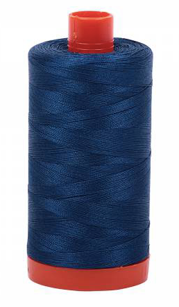 Aurifil Cotton Thread — Medium Delft Blue 2783 — Medium 50wt