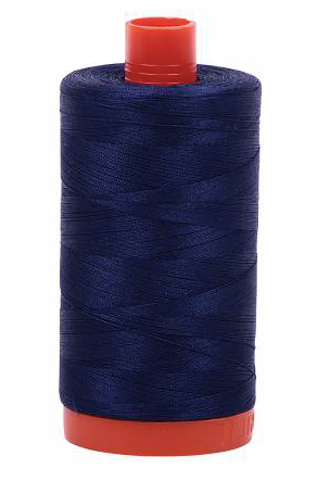 Aurifil Cotton Thread — Midnight 2745 — Medium 50wt