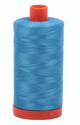 Aurifil Cotton Thread — Bright Teal 1320 — Medium 50wt