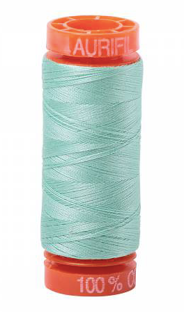 Aurifil Cotton Thread — Medium Mint 2835 — Small 50wt