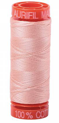 Aurifil Cotton Thread — Light Blush 2420 — Small 50wt