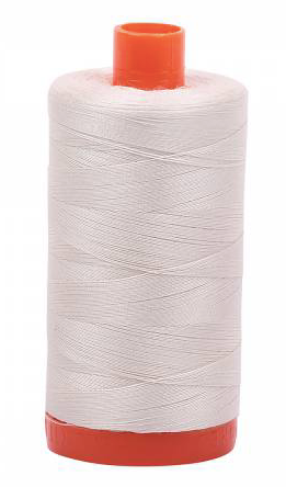 Aurifil Cotton Thread — Silver White 2309 — Medium 50wt