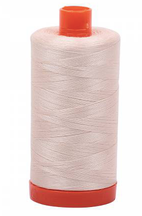 Aurifil Cotton Thread — Light Sand 2000 — Medium 50wt