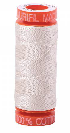 Aurifil Cotton Thread — Light Sand 2000 — Small 50wt