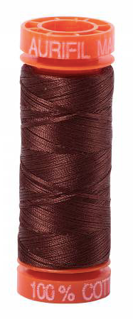 Aurifil Cotton Thread — Chocolate 2360 — Small 50wt