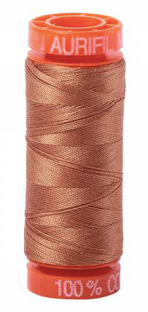 Aurifil Cotton Thread — Light Chestnut 2330 — Small 50wt