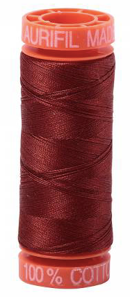 Aurifil Cotton Thread — Rust 2355 — Small 50wt