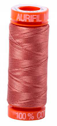 Aurifil Cotton Thread — Cinnabar 6728 — Small 50wt