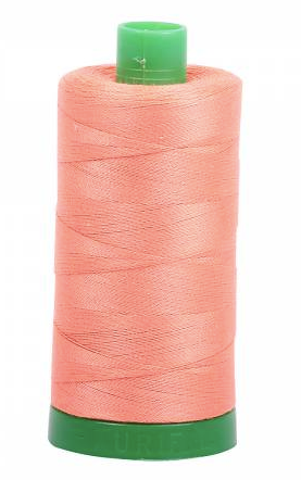 Aurifil Cotton Thread — Light Salmon 2220 — Medium 40wt