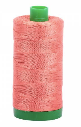 Aurifil Cotton Thread — Salmon 2225 — Medium 40wt