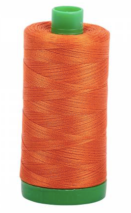 Aurifil Cotton Thread — Orange 2235 — Medium 40wt
