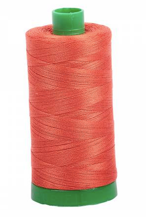 Aurifil Cotton Thread — Dusty Orange 1154 — Medium 40wt