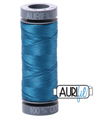 Aurifil Cotton Thread — Medium Teal 1125 — Small 28wt