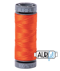 Aurifil Cotton Thread — Neon Orange 1104 — Small 28wt
