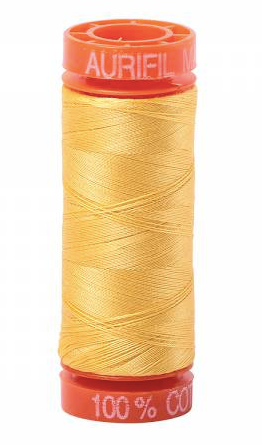 Aurifil Cotton Thread — Pale Yellow 1135 —  Small 50wt