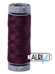 Aurifil Cotton Thread — Very Dark Eggplant 1240 — Small 28wt