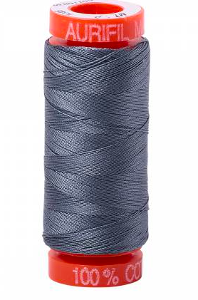 Aurifil Cotton Thread — Dark Grey 1246 — Small 50wt