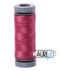 Aurifil Cotton Thread — Medium Carmine Red 2455 — Small 28wt