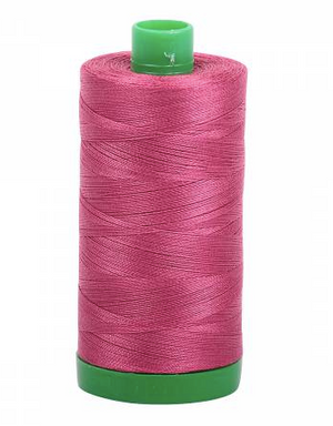 Aurifil Cotton Thread — Medium Carmine Red 2455 — Medium 40wt