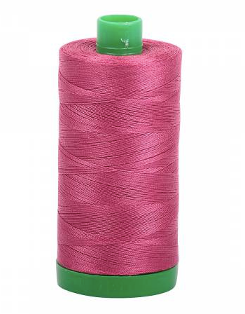 Aurifil Cotton Thread — Medium Carmine Red 2455 — Medium 40wt