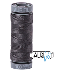 Aurifil Cotton Thread — Grey Pewter 2630 — Small 28wt