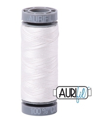 Aurifil Cotton Thread — Natural White 2021 — Small 28wt