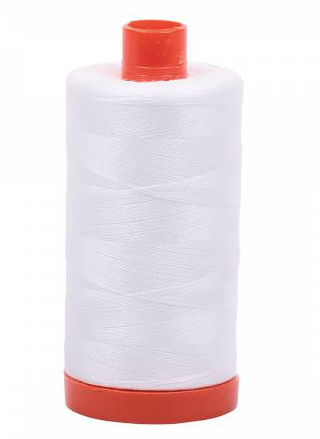 Aurifil Cotton Thread — Natural White 2021 — Medium 50wt