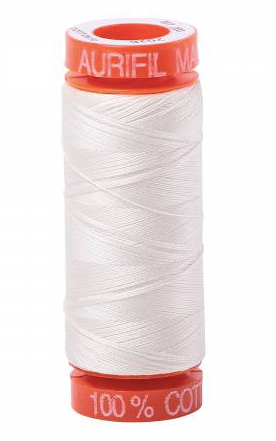 Aurifil Cotton Thread — Chalk 2026 — Small 50wt