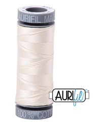 Aurifil Cotton Thread — Chalk 2026 — Small 28wt