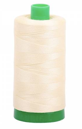 Aurifil Cotton Thread — Light Lemon 2110 — Medium 40wt