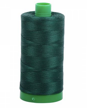 Aurifil Cotton Thread — Forest Green 4026 — Medium 40wt