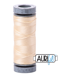 Aurifil Cotton Thread — Butter 2123 — Small 28wt