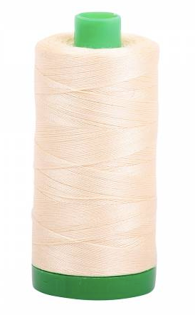 Aurifil Cotton Thread — Butter 2123 — Medium 40wt
