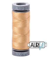 Aurifil Cotton Thread — Ochre Yellow 5001 — Small 28wt