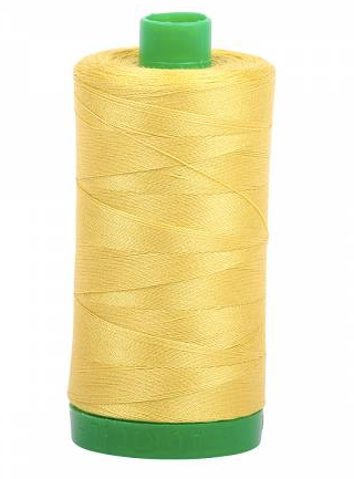 Aurifil Cotton Thread — Gold Yellow 5015 — Medium 40wt