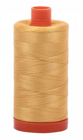 Aurifil Cotton Thread — Yellow 2135 — Medium 50wt