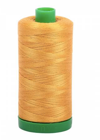 Aurifil Cotton Thread — Orange Mustard 2140 — Medium 40wt