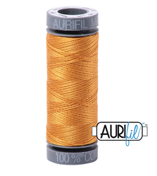 Aurifil Thread Solid 50wt  - Orange Mustard -2140, Thread, Aurifil, [variant_title] - Mad About Patchwork