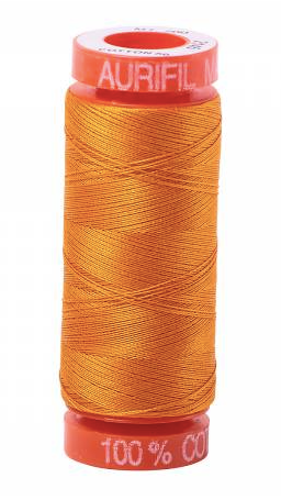 Aurifil Cotton Thread — Yellow Orange 2145 —  Small 50wt