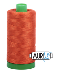 Aurifil Cotton Thread — Rusty Orange 2240 — Medium 40wt