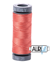 Aurifil Cotton Thread — Salmon 2225 — Small 28wt