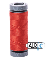 Aurifil Cotton Thread — Red Orange 2245 — Small 28wt
