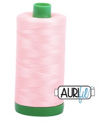 Aurifil Cotton Thread — Blush 2415 — Medium 40wt