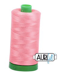 Aurifil Cotton Thread — Peachy Pink 2435 — Medium 40wt