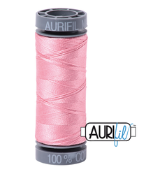 Aurifil Cotton Thread — Bright Pink 2425 — Small 28wt