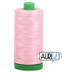 Aurifil Cotton Thread — Light Peony 2437 — Medium 40wt