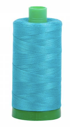 Aurifil Thread - Cotton Thread Solid 50wt -  Turquoise - 2810, Thread, Aurifil, [variant_title] - Mad About Patchwork