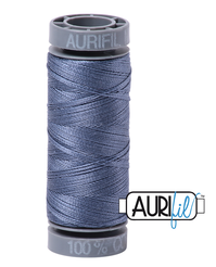 Aurifil Cotton Thread — Dark Grey Blue 1248 — Small 28wt