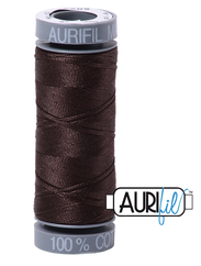 Aurifil Cotton Thread — Dark Brown 5024 — Small 28wt