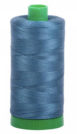 Aurifil Cotton Thread — Smoke Blue 4644 — Medium 40wt